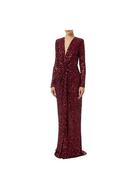 Abito Red Carpet in paillettes ELISABETTA FRANCHI | Abiti | ABR3057E2CG3